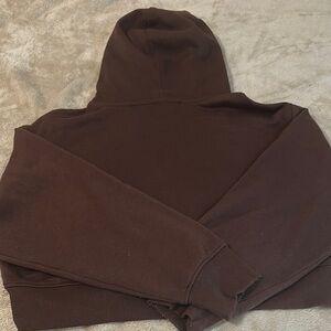 Woman’s Brown Hoodie Sweater